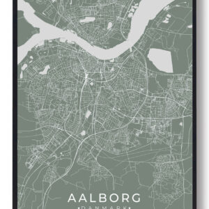 Aalborg plakat - grøn