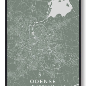 Odense plakat - grøn
